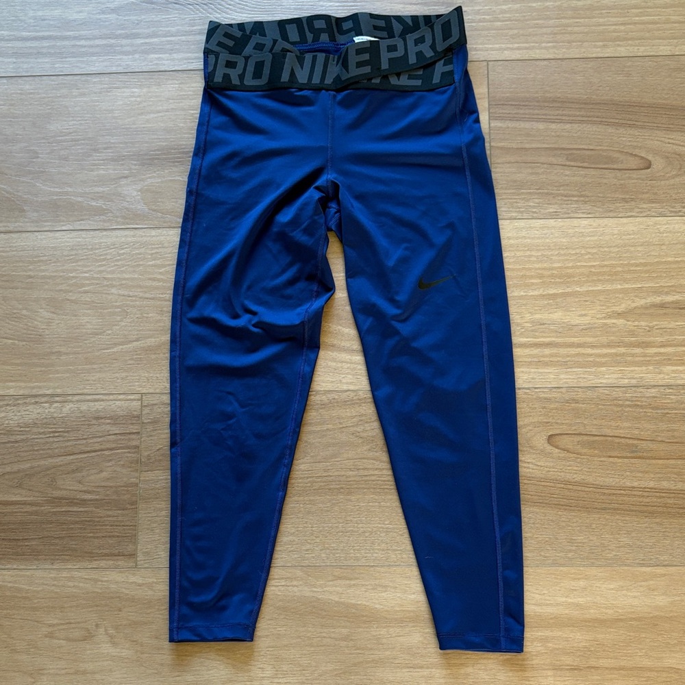 Nike Pro Dry Fit Royal Blue Leggings